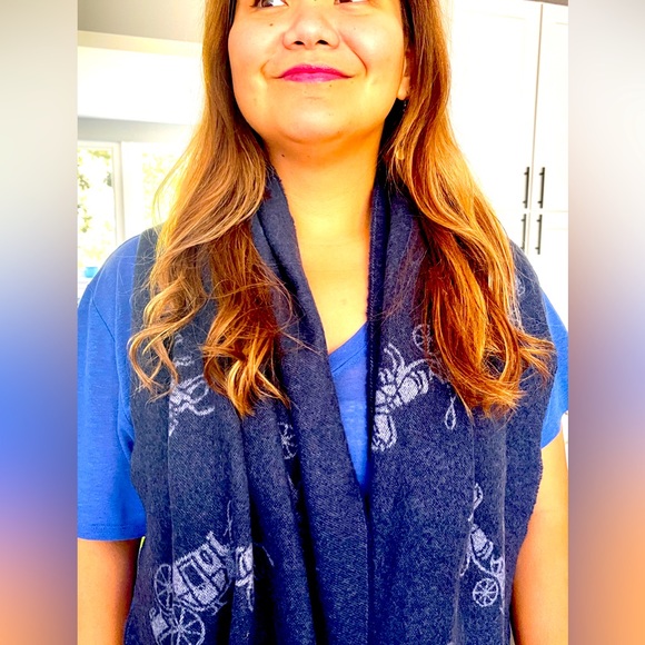 NWOT COACH UNISEX SCARF Cashmere & Wool Heavy&thick - Picture 4 of 10